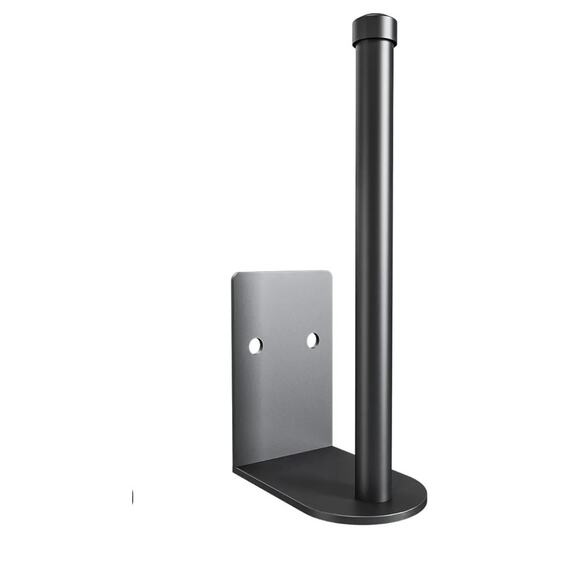 Lizmsie Other - Toilet Paper Holder, Self Adhesive, Stainless Steel‎ Black